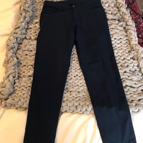 Navy Blue 36 Tall (37” inseam) Classic Lululemon ABC pants. - Picture 3 of 3